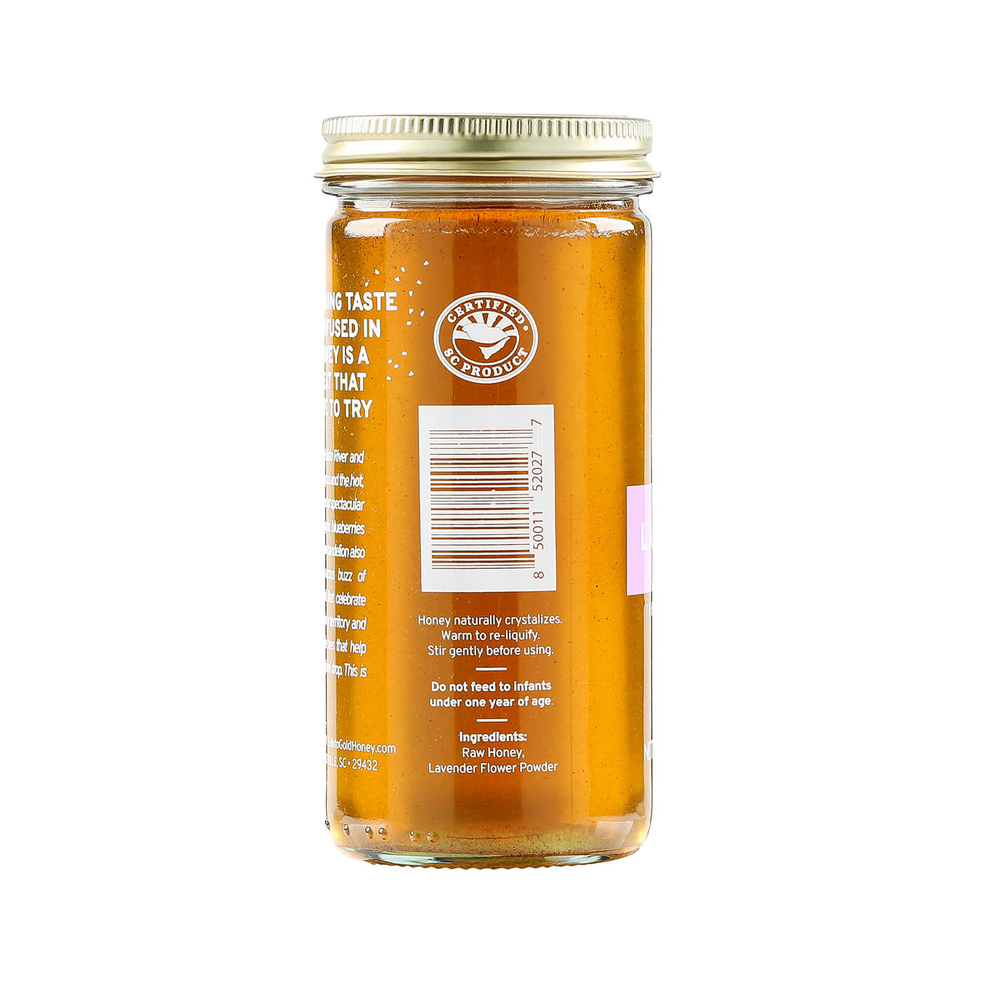 Lavender-Infused Raw Honey