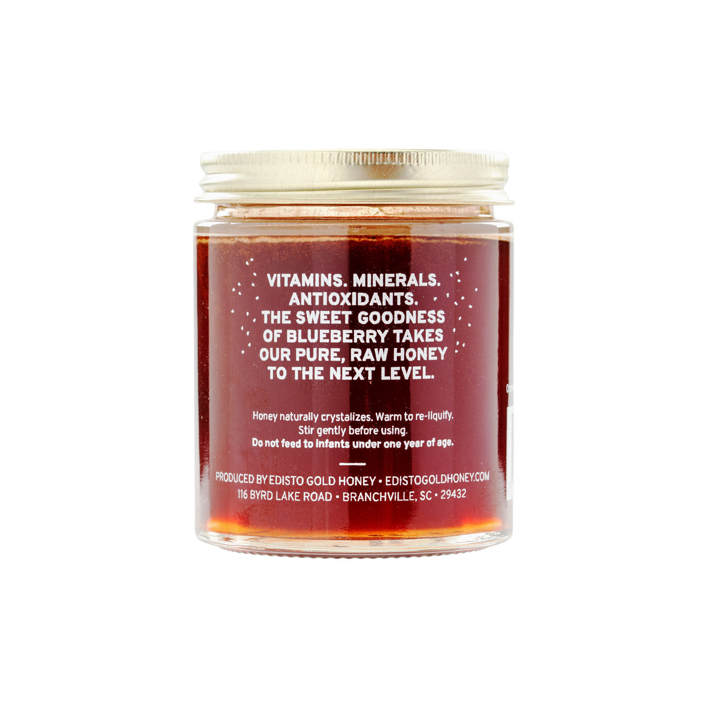 Blueberry-Infused Raw Honey