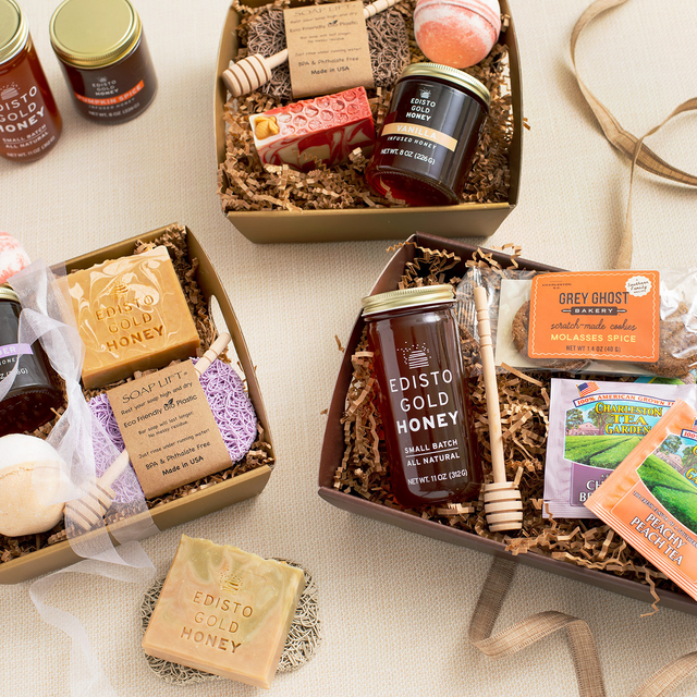 Honey-Themed Gift Baskets & Sets