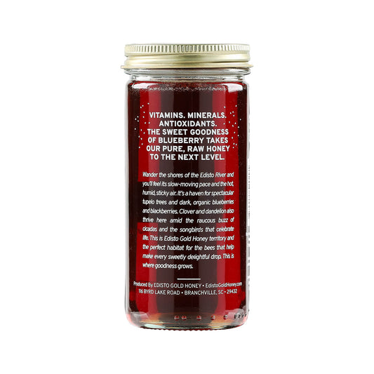 Blueberry-Infused Raw Honey