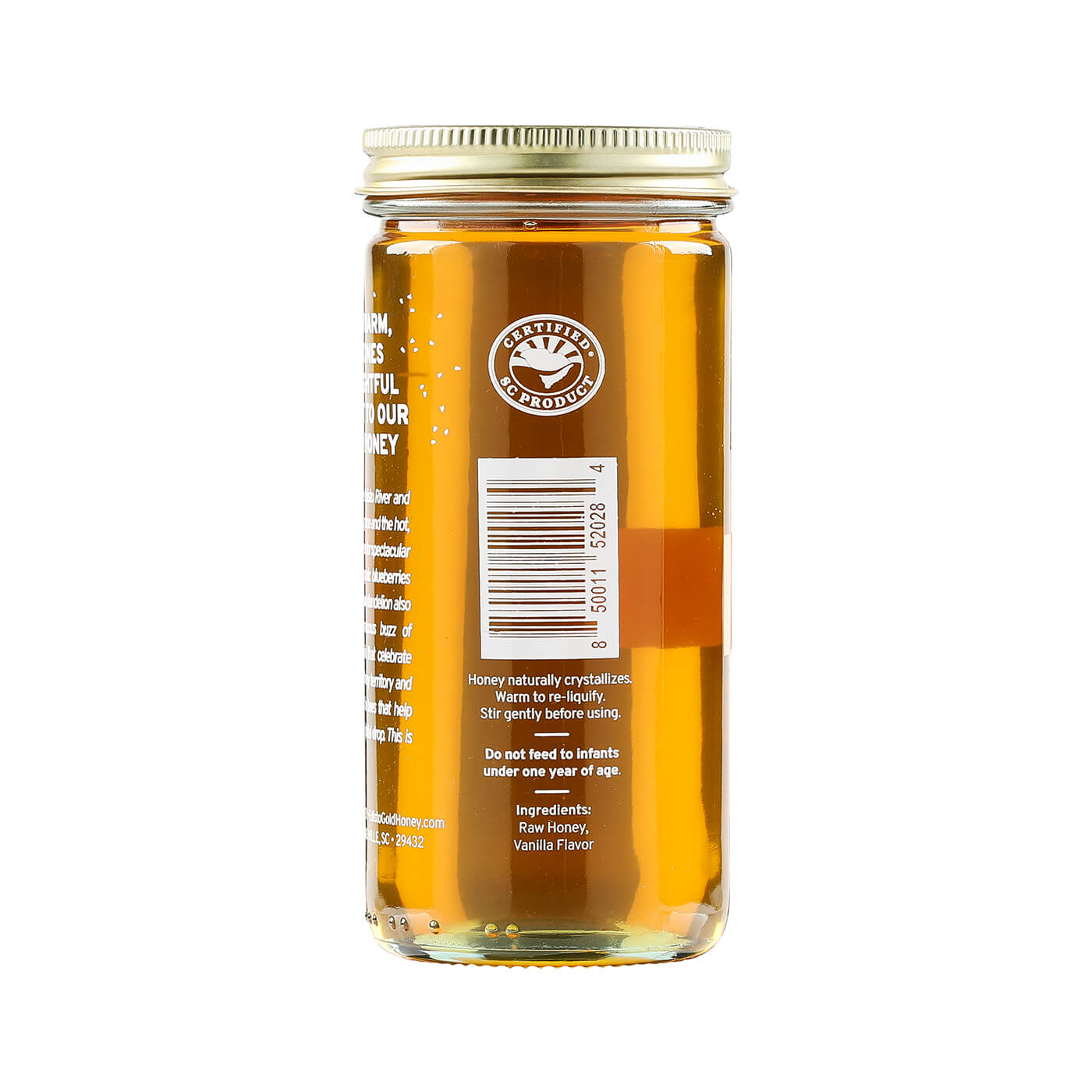 Vanilla-Infused Raw Honey
