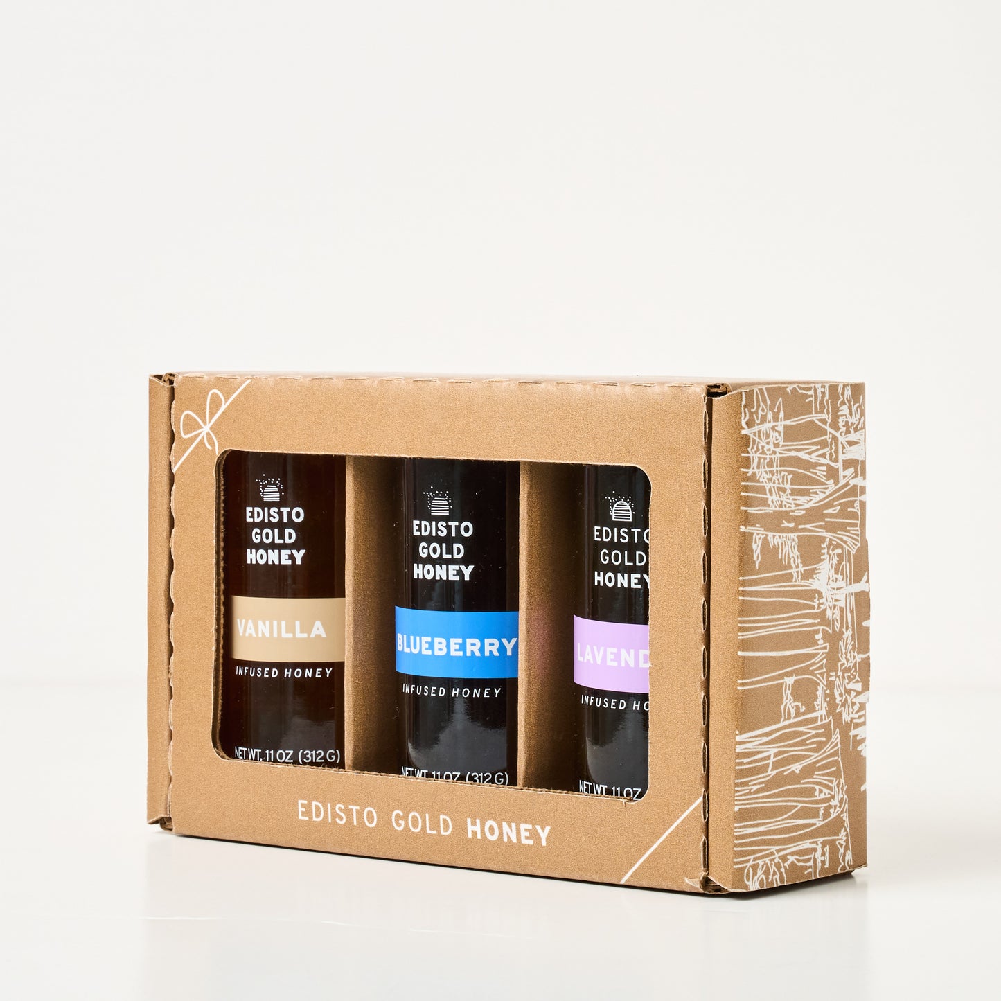 3-Pack Flavor-Infused Raw Honey Gift Set