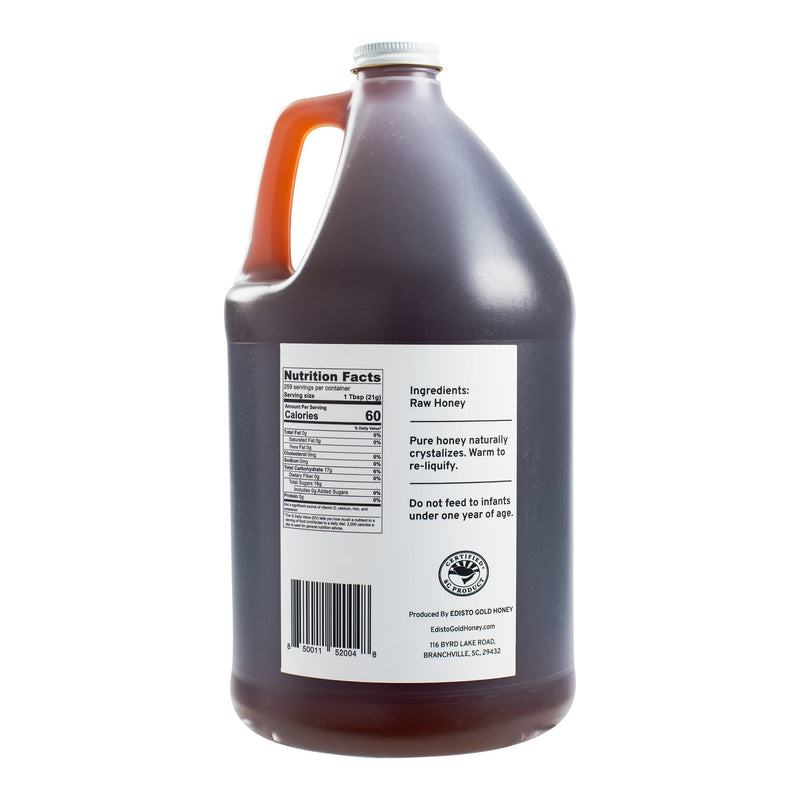 Pure Raw Edisto Gold Honey Half Gallon