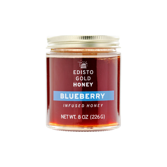 Blueberry-Infused Raw Honey