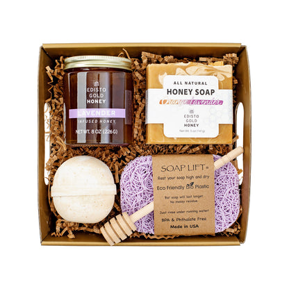 "Thinking of you" Honey and Soap Gift Set