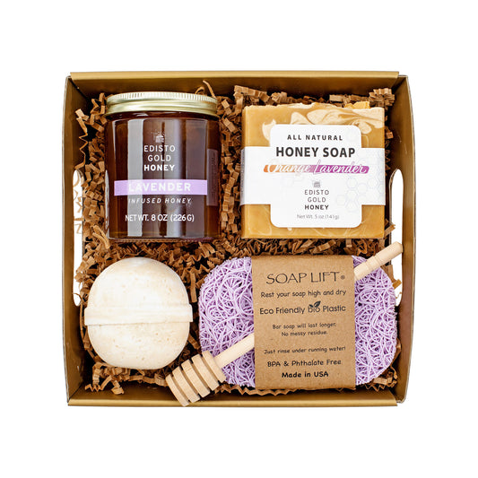 "Thinking of you" Honey and Soap Gift Set