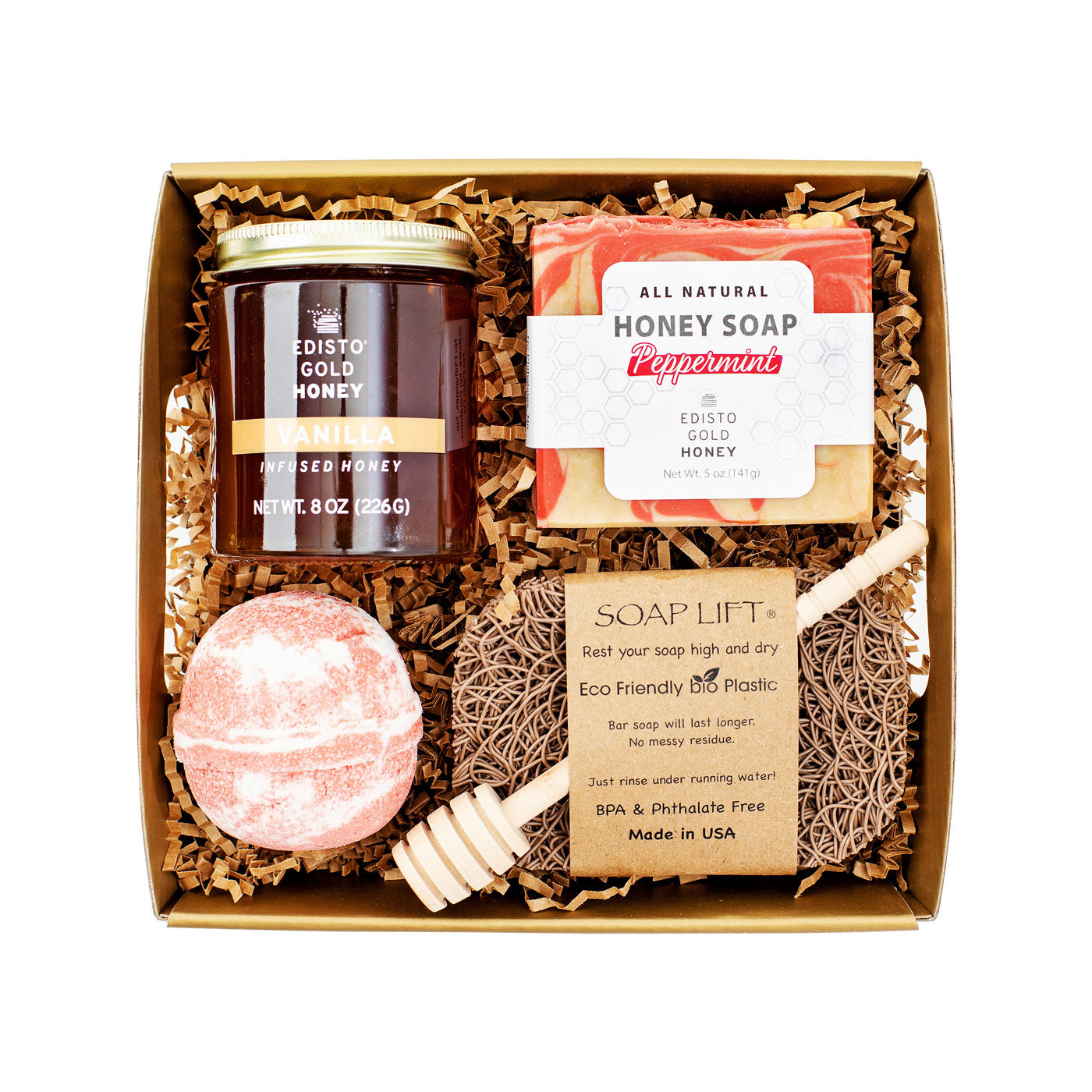 "Thinking of you" Honey and Soap Gift Set