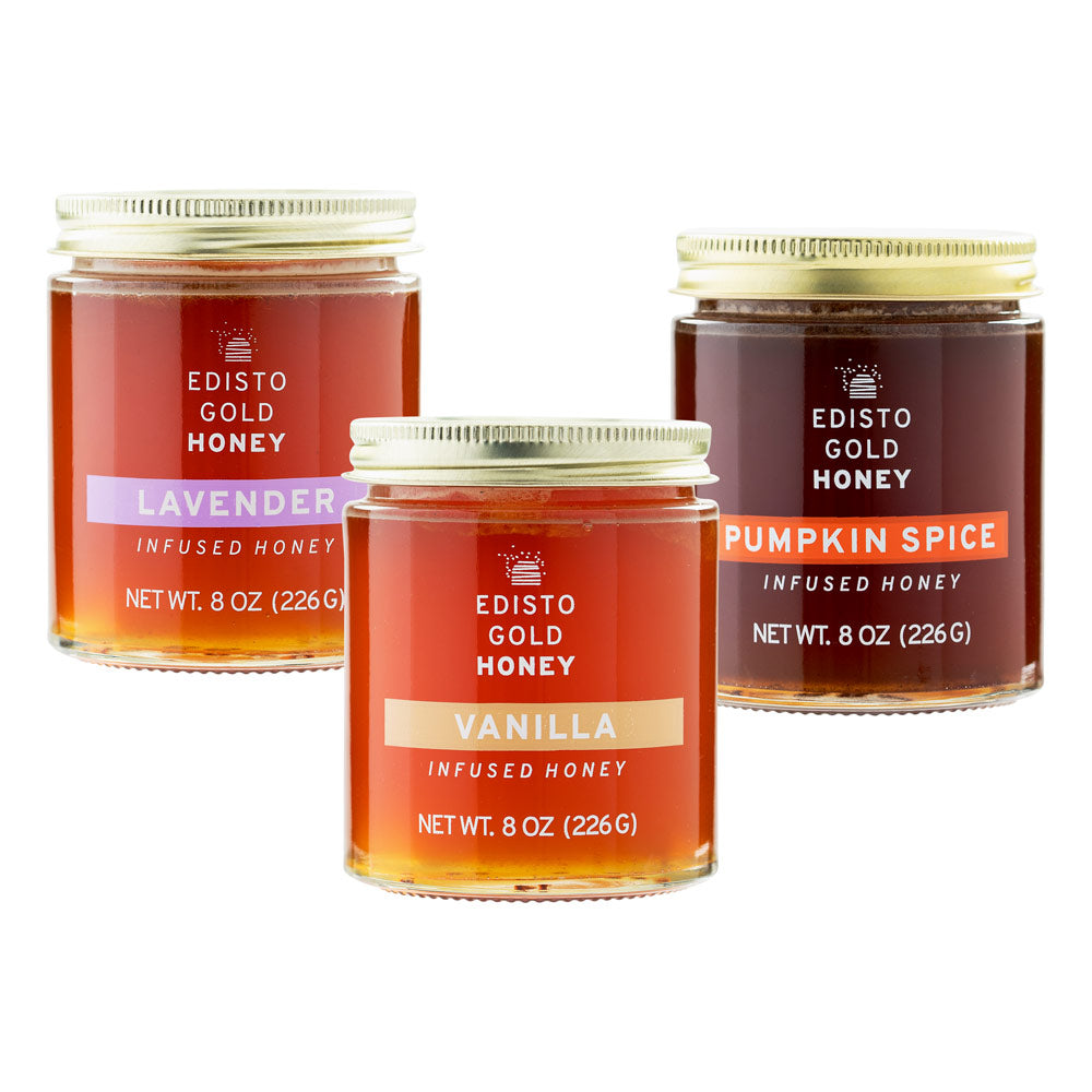 Flavor-Infused Raw Honey Gift Set